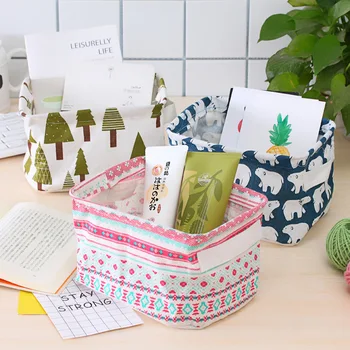Folding Linen Desktop Storage Box Waterproof Toy Sundries Storage Basket Cosmetic Underware Storage Organizer Office Stationery
Folding Linen Desktop Storage Box Waterproof Toy Sundries Storage Basket Cosmetic Underware Storage Organizer Office Stationery
