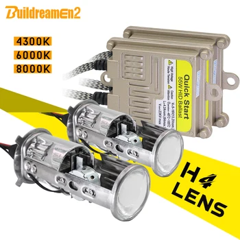 Buildreamen2 H4 Headlight Mini Projector Lens Hi/Lo Bi-Xenon HID Xenon Light Kit AC Ballast 55W 4300K 6000K 8000K Car Headlamp
Buildreamen2 H4 Headlight Mini Projector Lens Hi/Lo Bi-Xenon HID Xenon Light Kit AC Ballast 55W 4300K 6000K 8000K Car Headlamp
