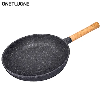 Frying Pan Black Mable Aluminium Space Stone Dots Induction Cooker Non-stick Frying Pan
Frying Pan Black Mable Aluminium Space Stone Dots Induction Cooker Non-stick Frying Pan