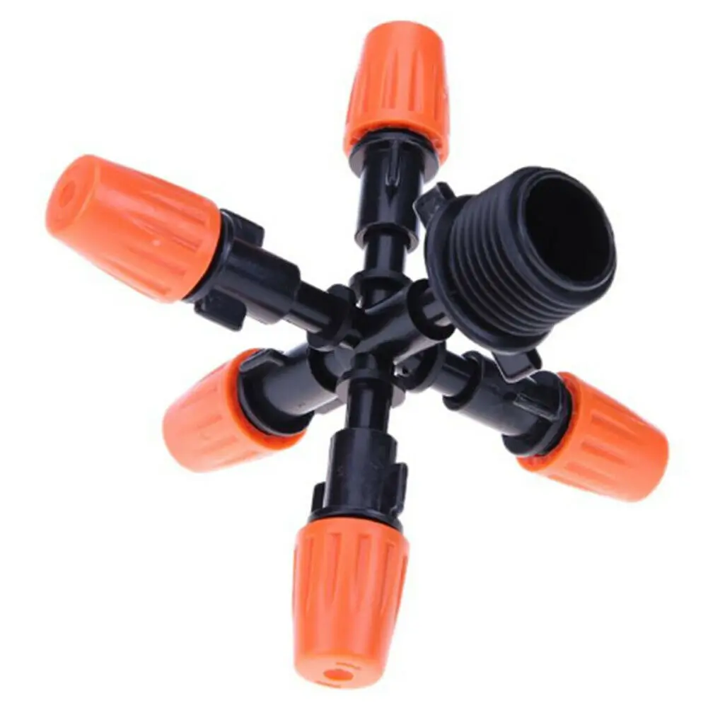 1/2" Mist Sprinkler 5-way Fog Sprinkler Nozzle Adjustable Misting Mist Water 1set Automatic Flower Watering Garden Atomizer
1/2" Mist Sprinkler 5-way Fog Sprinkler Nozzle Adjustable Misting Mist Water 1set Automatic Flower Watering Garden Atomizer