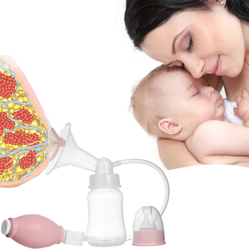 Silicone Manual Control Breast Pump Baby Feeding Bottle Feed And Storage Milk Breastfeeding Baby Accessories Puerperal Nursing
Silicone Manual Control Breast Pump Baby Feeding Bottle Feed And Storage Milk Breastfeeding Baby Accessories Puerperal Nursing