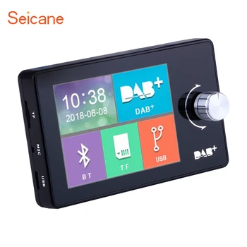Seicane In-Car DAB/DAB+ Receiver Bluetooth Music Hands-Free USB/TF Music Adapter with 2.8 inch true color TFT-LCD screen
Seicane In-Car DAB/DAB+ Receiver Bluetooth Music Hands-Free USB/TF Music Adapter with 2.8 inch true color TFT-LCD screen