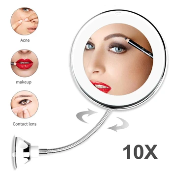 10x Magnifying Vanity Table Mirror With Light Flexable 360°Rotation 14LEDS Mirror Lamp Lighting For Bathroom Bedroom Makeup
10x Magnifying Vanity Table Mirror With Light Flexable 360°Rotation 14LEDS Mirror Lamp Lighting For Bathroom Bedroom Makeup