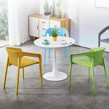 Nordic Plastic Chair Backrest Household Plastic Leisure Chair Outdoor Thickening Cafe Hollow Overlay Armchair Glue
Nordic Plastic Chair Backrest Household Plastic Leisure Chair Outdoor Thickening Cafe Hollow Overlay Armchair Glue