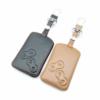 Latest 4 Button Car Leather Key Cover Protector Holder for Renault Clio Megane Logan 2 3 Scenic Koleos Card Keychain Case
Latest 4 Button Car Leather Key Cover Protector Holder for Renault Clio Megane Logan 2 3 Scenic Koleos Card Keychain Case
