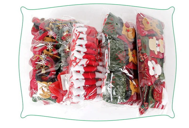 socks claus snowman deer socks christmas tree pendant gift bag