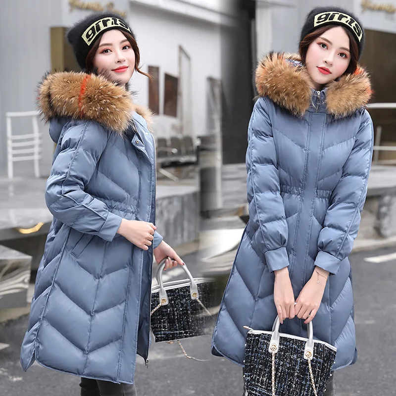 Down Jacket Cotton-padded Clothes Women's 2018 Winter New Style Korean-style Loose-Fit BF Winter Long over-the-Knee Thick Coat W
Down Jacket Cotton-padded Clothes Women's 2018 Winter New Style Korean-style Loose-Fit BF Winter Long over-the-Knee Thick Coat W
