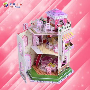 3D Three-dimensional Puzzle LED Luminous Roof Love Creative Puzzle Diy Paper Model Hand-assembled Toy P273
3D Three-dimensional Puzzle LED Luminous Roof Love Creative Puzzle Diy Paper Model Hand-assembled Toy P273