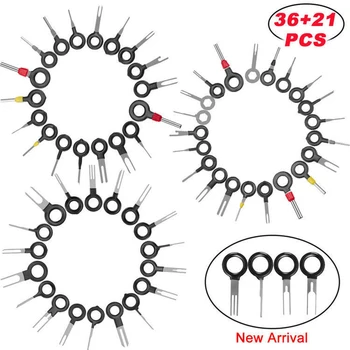 New 57/70Pcs Pin Ejector Terminal Puller Automotive Auto Car Kit Wire Release Remove Tool Pick Connector Crimp Pin Back Needles
New 57/70Pcs Pin Ejector Terminal Puller Automotive Auto Car Kit Wire Release Remove Tool Pick Connector Crimp Pin Back Needles