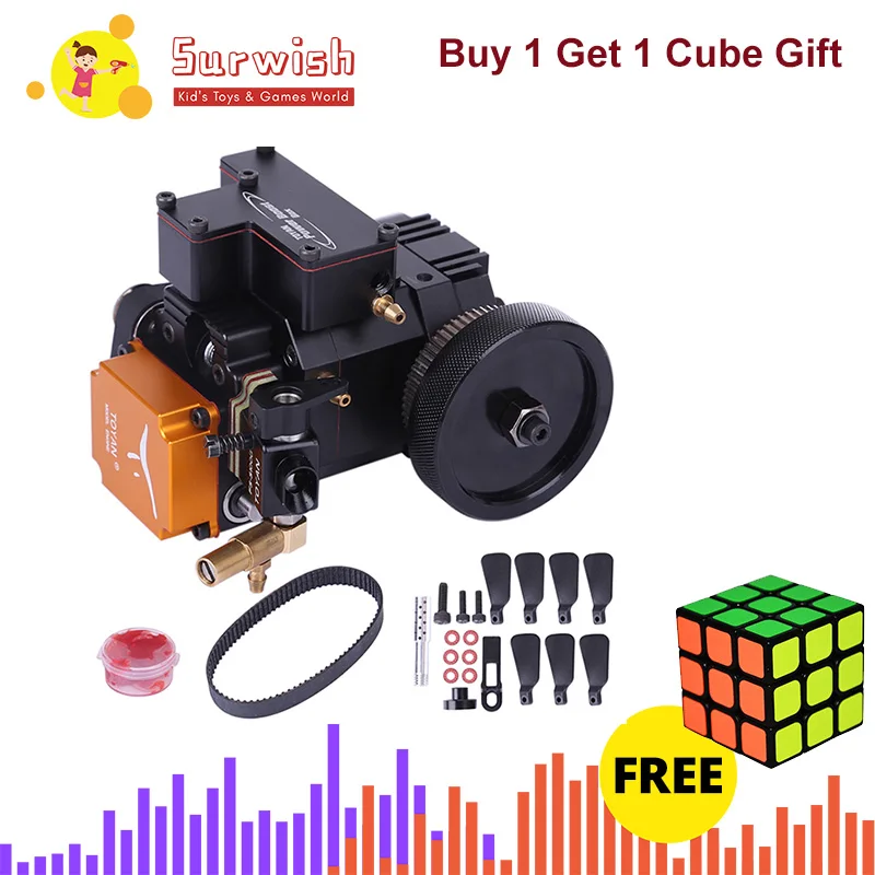 Toyan Water-Cooled Four Stroke Gasoline Model Engine With Starting Motor For 1:10 1:12 1:14 RC Car Boat Airplane - FS-S100G(W)
Toyan Water-Cooled Four Stroke Gasoline Model Engine With Starting Motor For 1:10 1:12 1:14 RC Car Boat Airplane - FS-S100G(W)