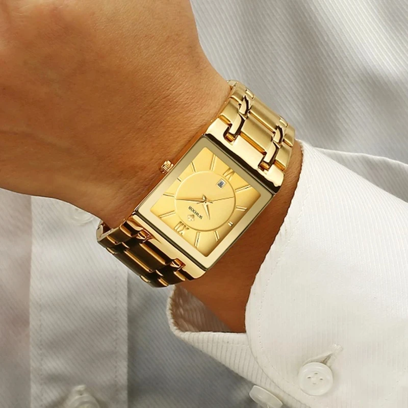 WWOOR Classic Square Watch Men Top Luxury Gold Full Steel Quartz Watches Male Business Waterproof Wrist Watch Relogio Masculino
WWOOR Classic Square Watch Men Top Luxury Gold Full Steel Quartz Watches Male Business Waterproof Wrist Watch Relogio Masculino