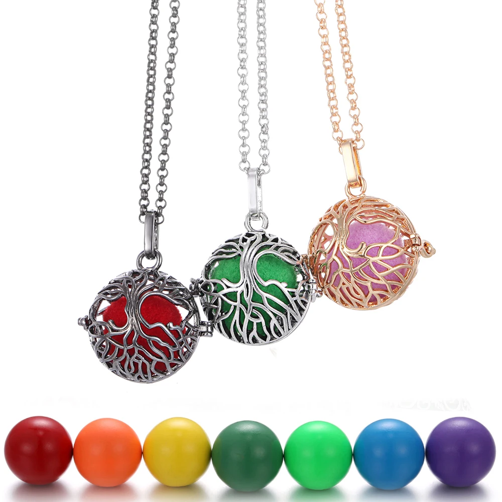 Aromatherapy Essential Oil Diffuser Necklace Tree of Life Mexico Chime Music Angel Ball Caller Locket for Pregnant Women Jewelry
Aromatherapy Essential Oil Diffuser Necklace Tree of Life Mexico Chime Music Angel Ball Caller Locket for Pregnant Women Jewelry