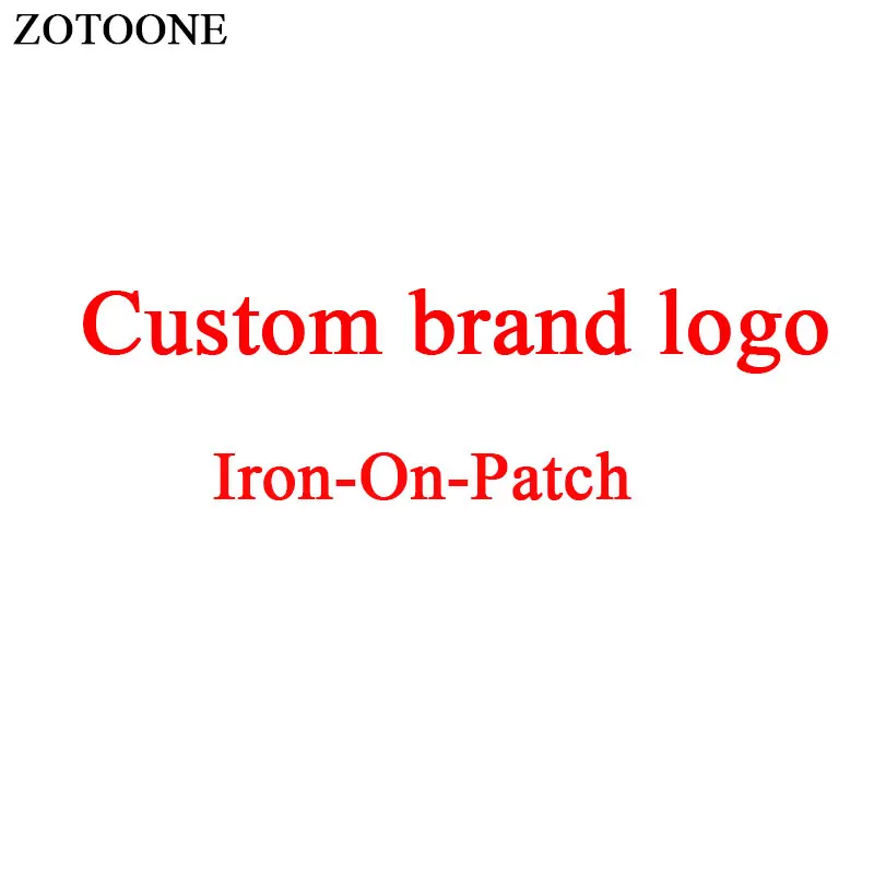 ZOTOONE Custom Brand Logo Iron on Patch for Clothes DIY T-shirt Applique Heat Transfer Letter Cartoon Spider Patch Sticker E
ZOTOONE Custom Brand Logo Iron on Patch for Clothes DIY T-shirt Applique Heat Transfer Letter Cartoon Spider Patch Sticker E