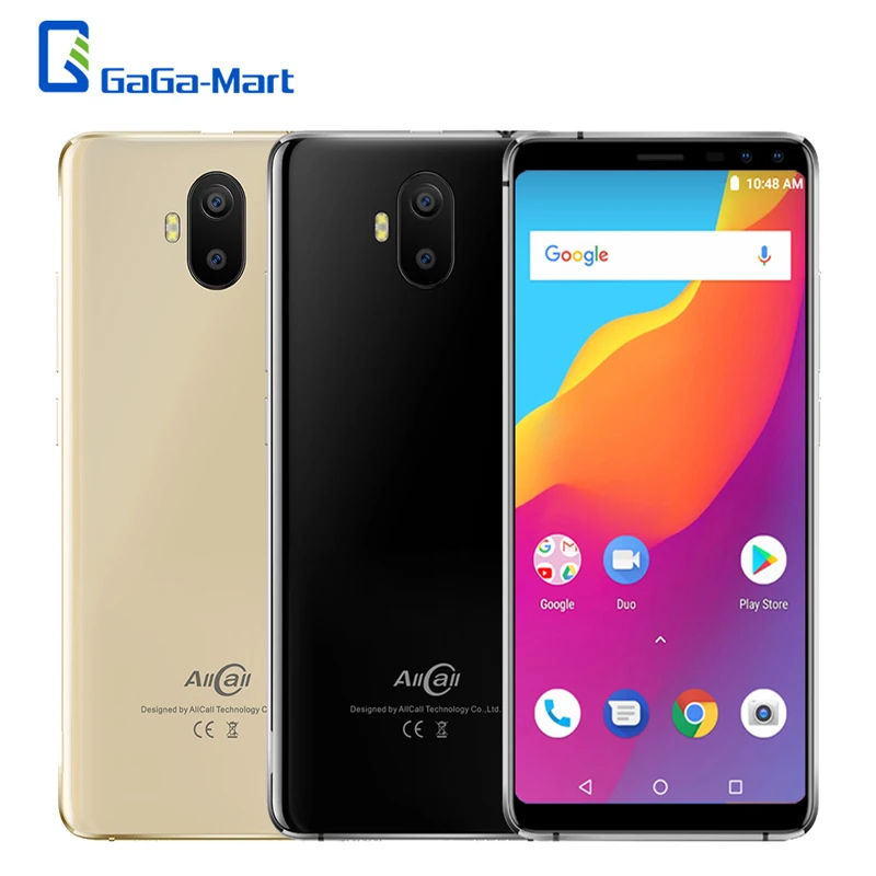 Allcall S1 3G WCDMA Mobile Phone 5000mAh Battery Four Cams Android 8.1 5.5Inch 16+2GB 13+5MP MTK Quad-core 18:9 Smartphone
Allcall S1 3G WCDMA Mobile Phone 5000mAh Battery Four Cams Android 8.1 5.5Inch 16+2GB 13+5MP MTK Quad-core 18:9 Smartphone