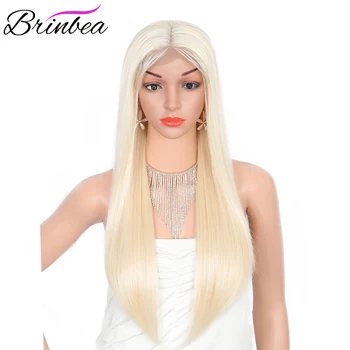Brinbea Synthetic Lace Front Wig For White Women Supper Long 26Inches Ombre Blonde Color Natural Straight Hair Wigs Cosplay Wigs 
Brinbea Synthetic Lace Front Wig For White Women Supper Long 26Inches Ombre Blonde Color Natural Straight Hair Wigs Cosplay Wigs