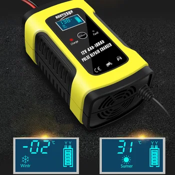 12V 6A Repair Charger with LCD Display Smart Pulse Motorcycle & Car Battery Charger 12V AGM GEL WET Lead Acid Battery Charger
12V 6A Repair Charger with LCD Display Smart Pulse Motorcycle & Car Battery Charger 12V AGM GEL WET Lead Acid Battery Charger