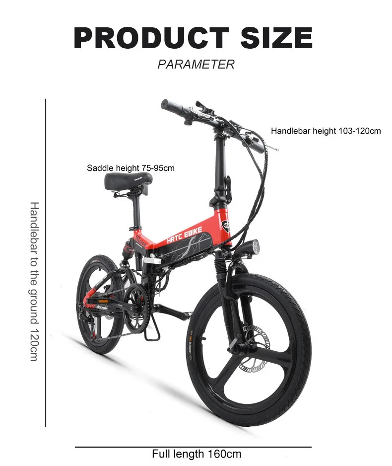 Flash Deal 20inch electric bicycle 48V400W high speed motor Front and rear double suspension fold electric ebike 14