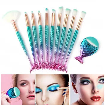 11PCS Pro Mermaid Makeup Brushes Foundation Eyebrow Eyeliner Blush Powder Cosmetic Concealer Makeup Brushes Set maquillaje Tools
11PCS Pro Mermaid Makeup Brushes Foundation Eyebrow Eyeliner Blush Powder Cosmetic Concealer Makeup Brushes Set maquillaje Tools