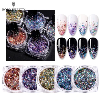 BORN PRETTY Nail Sequins Flakes Sparkly Glitter Mixed Colorful Shining Holographics Laser Irregular 3D Nail Decorations 1Box
BORN PRETTY Nail Sequins Flakes Sparkly Glitter Mixed Colorful Shining Holographics Laser Irregular 3D Nail Decorations 1Box