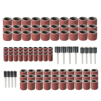 102pcs 120 Grit Rotary Drum Nail Art Sanding Bands With Mandrel 1/2'' 3/8'' 1/4'' Electric Drill Grinding Sand Ring Bit
102pcs 120 Grit Rotary Drum Nail Art Sanding Bands With Mandrel 1/2'' 3/8'' 1/4'' Electric Drill Grinding Sand Ring Bit