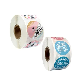 500pcs/roll Paper Label Stickers Foil Thank You Stickers Scrapbooking Wedding Envelope Handmade Gift Christmas Party 25MM
500pcs/roll Paper Label Stickers Foil Thank You Stickers Scrapbooking Wedding Envelope Handmade Gift Christmas Party 25MM