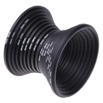 18pcs Photography Ring Filter Adapter Set Converter Portable Mount Lightweight Step Up Down Metal Camera Lens 37-82mm For Canon
18pcs Photography Ring Filter Adapter Set Converter Portable Mount Lightweight Step Up Down Metal Camera Lens 37-82mm For Canon