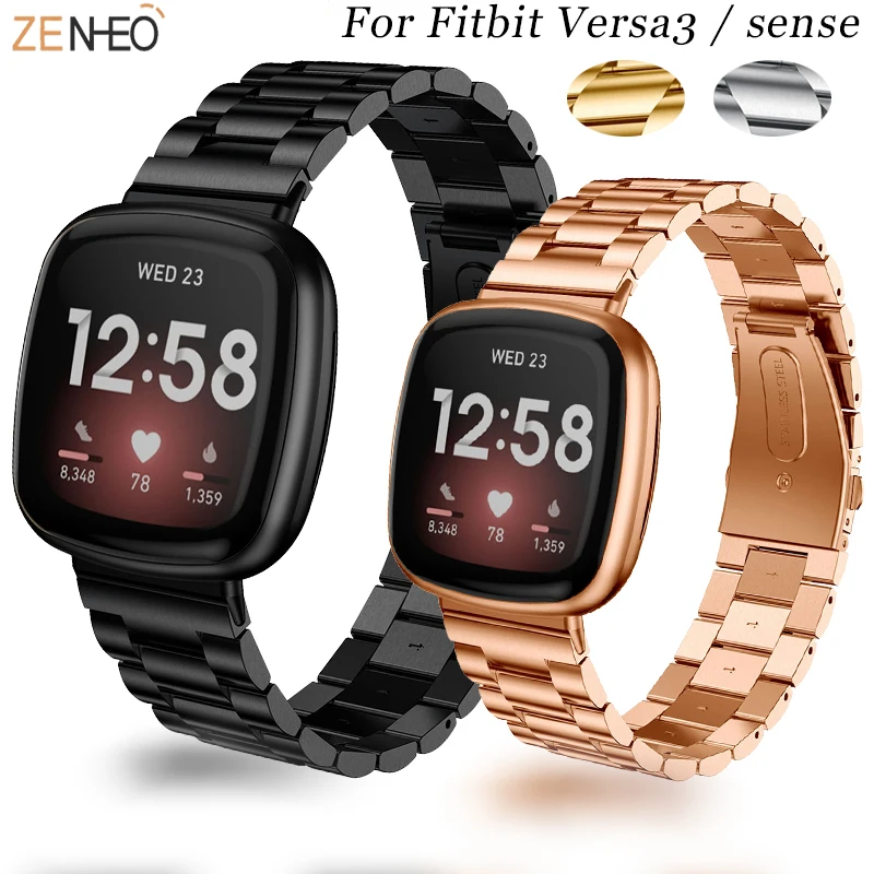 Stainless Steel watchband For Fitbit Versa 3 Smart Watch Band Metal Wrist Bracelet For Fitbit Sense/Versa 3 wristband Correa
Stainless Steel watchband For Fitbit Versa 3 Smart Watch Band Metal Wrist Bracelet For Fitbit Sense/Versa 3 wristband Correa