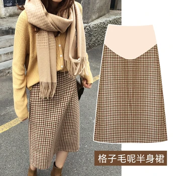 6020# Autumn Winter Plaid Woolen Maternity Skirts High Waist Cotton belly Skirts Clothes for Pregnant Women Adjustable Pregnancy
6020# Autumn Winter Plaid Woolen Maternity Skirts High Waist Cotton belly Skirts Clothes for Pregnant Women Adjustable Pregnancy