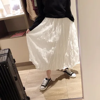 Skirts Womens Spring 2020 New Korean Women's Loose Elastic Waist Three-color Pleated Skirt 19011
Skirts Womens Spring 2020 New Korean Women's Loose Elastic Waist Three-color Pleated Skirt 19011