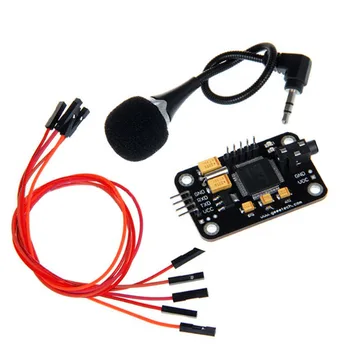 Speech Control Durable Black Tools Board Voice Recognition Module With Microphone Jumper Wire High Sensitivity For Arduino
Speech Control Durable Black Tools Board Voice Recognition Module With Microphone Jumper Wire High Sensitivity For Arduino