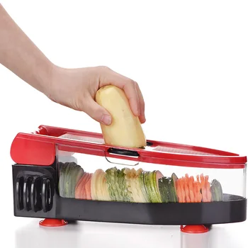 6 in 1 Vegetable Chopper Multi-functional Food Container Shredders Vegetable Slicer and Cutter
6 in 1 Vegetable Chopper Multi-functional Food Container Shredders Vegetable Slicer and Cutter