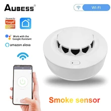 Tuya Smoke Detector Sensor WiFi Photoelectric Smoke Sensor Detectors Home Office Fire Alarm LED Compatible Security Warning
Tuya Smoke Detector Sensor WiFi Photoelectric Smoke Sensor Detectors Home Office Fire Alarm LED Compatible Security Warning