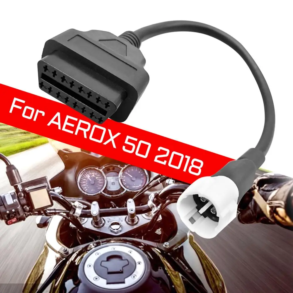 3Pin to OBD2 Diagnostic Tool Code Reader Adapter Cable for Yamaha X-MAX N-MAX MT125 Motorcycle Extension Cable Diagnostic Adapte
3Pin to OBD2 Diagnostic Tool Code Reader Adapter Cable for Yamaha X-MAX N-MAX MT125 Motorcycle Extension Cable Diagnostic Adapte