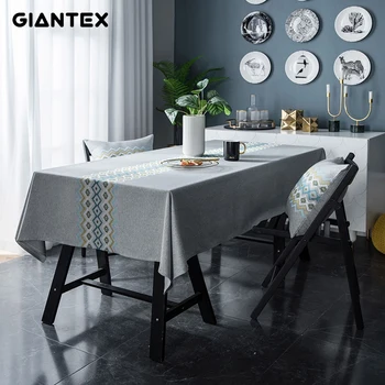 GIANTEX Decorative Table Cloth Tablecloth Rectangular Tablecloths Dining Table Cover Obrus Tafelkleed mantel mesa nappe U2251