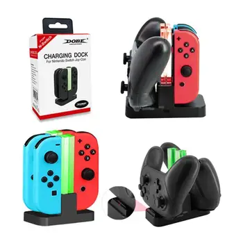 Charging Dock Stand with LED Indication to 2 Pro Controller Charger or 4 Joy-Con Charger For Nintend Switch NS Switch Lite
Charging Dock Stand with LED Indication to 2 Pro Controller Charger or 4 Joy-Con Charger For Nintend Switch NS Switch Lite