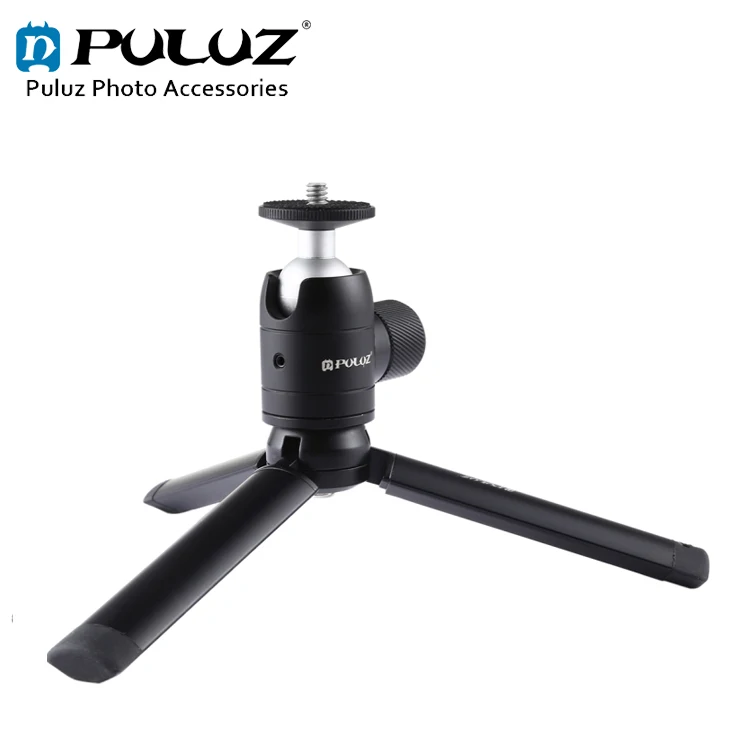 PULUZ Mini Pocket Metal Desktop Tripod Mount + Mini Metal Ball Head with 1/4 inch Screw for DSLR & Digital Cameras
PULUZ Mini Pocket Metal Desktop Tripod Mount + Mini Metal Ball Head with 1/4 inch Screw for DSLR & Digital Cameras