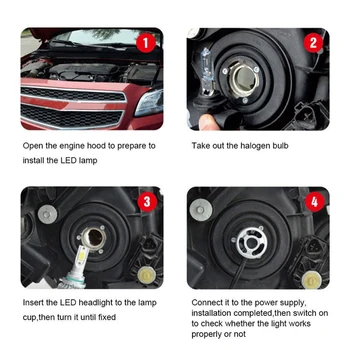 Luminous Car Headlights Parts 80W Kit 8000LM Set High Low Beam Bulbs Lamps COB Waterproof Driving
Luminous Car Headlights Parts 80W Kit 8000LM Set High Low Beam Bulbs Lamps COB Waterproof Driving