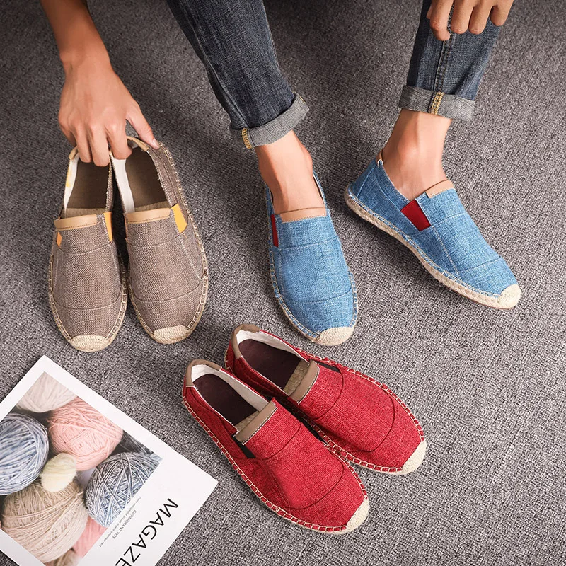 2020 Newest Mens Shoes Casual Male Breathable Canvas Casual Shoes Men Chinese Fashion Soft Slip on Espadrilles for Men Loafers
2020 Newest Mens Shoes Casual Male Breathable Canvas Casual Shoes Men Chinese Fashion Soft Slip on Espadrilles for Men Loafers