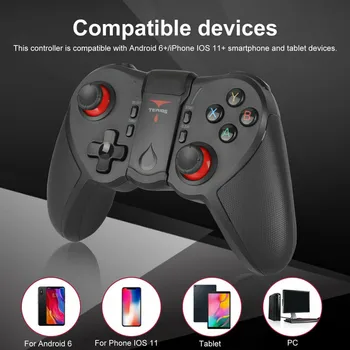 Wireless Bluetooth Gamepad Game Controller Joystick Mobile Game Controller For Android IPhone PC Wireless Gamepad Controller
Wireless Bluetooth Gamepad Game Controller Joystick Mobile Game Controller For Android IPhone PC Wireless Gamepad Controller