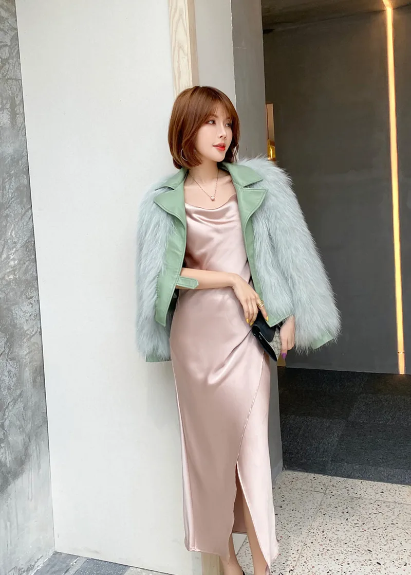 genuine leather jacket women's genuine raccoon fur coats (11)