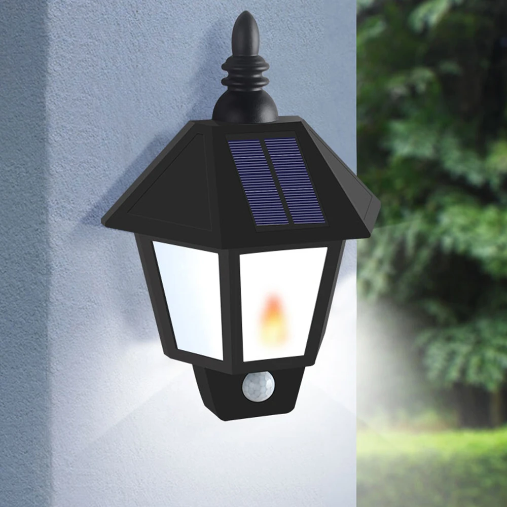 Safety Light Solar Lights Flame Flickering Dancing Wall Lamp Outdoor Waterproof Led Solar Human Body Induction Lighting
Safety Light Solar Lights Flame Flickering Dancing Wall Lamp Outdoor Waterproof Led Solar Human Body Induction Lighting