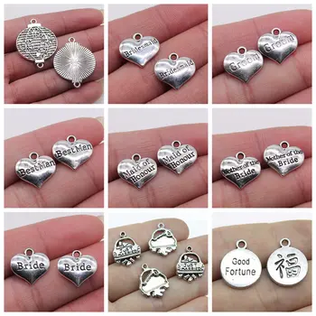 Wholesale Jewelry Lots Wedding Love Charms Craft Supplies Pendants For Crafts Materials For Crafts 15 Pieces
Wholesale Jewelry Lots Wedding Love Charms Craft Supplies Pendants For Crafts Materials For Crafts 15 Pieces