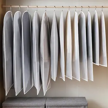 Clothes Dust Cover Wardrobe Storage Bag Coat Dust Cover Zipper PVC Breathable Durable Dustproof Home Clothing Clean Suit
Clothes Dust Cover Wardrobe Storage Bag Coat Dust Cover Zipper PVC Breathable Durable Dustproof Home Clothing Clean Suit