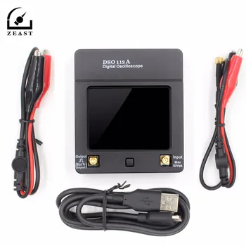 ZEAST DSO112A 2MHz 5Msps 2.4 Inch TFT LCD Digital Oscilloscope Color Touch Screen Handheld USB Oscilloscope With Test Clip
ZEAST DSO112A 2MHz 5Msps 2.4 Inch TFT LCD Digital Oscilloscope Color Touch Screen Handheld USB Oscilloscope With Test Clip