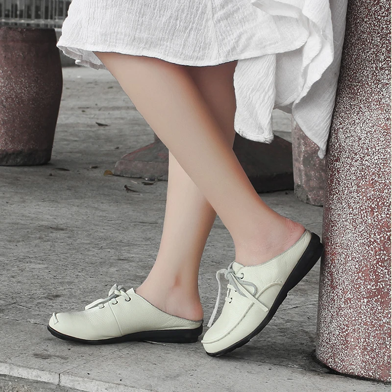 Xiangban sandals mujer 2019 leather Baotou women sandals casual women slippers summer casual slip on shoes black white
Xiangban sandals mujer 2019 leather Baotou women sandals casual women slippers summer casual slip on shoes black white