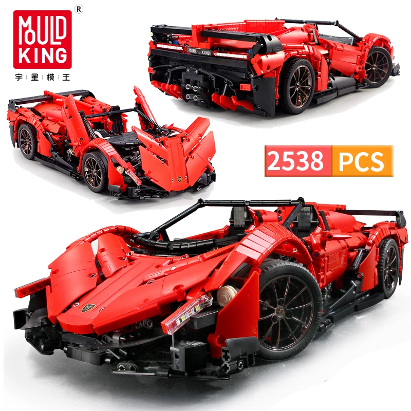 Mould King Technic App RC Car Building Blocks Set Compatible With Legoed Remote Control Soprt Car Bricks Toys For Children Adult
Mould King Technic App RC Car Building Blocks Set Compatible With Legoed Remote Control Soprt Car Bricks Toys For Children Adult