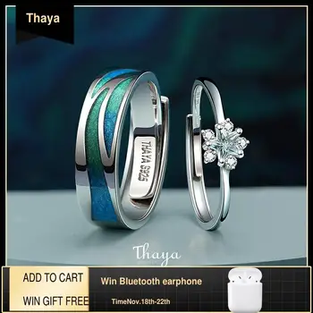 Thaya Real 925 Sterling Silver Blue Drop Oil Ring Snowflake Creative Designer Fine Jewelry Open Silver Ring For Women Retro Gift
Thaya Real 925 Sterling Silver Blue Drop Oil Ring Snowflake Creative Designer Fine Jewelry Open Silver Ring For Women Retro Gift