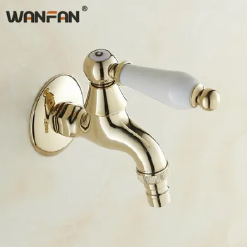 Bibcocks Wall Mounted Golden Brass Washing Machine Taps Garden Single Handle Cold Water Faucets Brass Bibcock ws-jcd01
Bibcocks Wall Mounted Golden Brass Washing Machine Taps Garden Single Handle Cold Water Faucets Brass Bibcock ws-jcd01