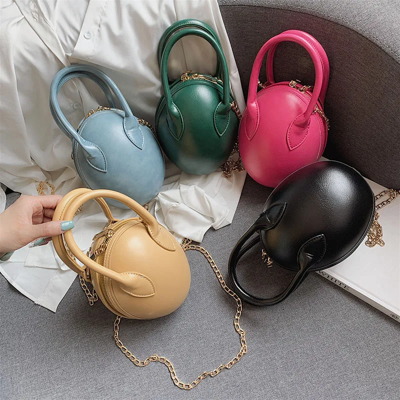 WOMEN'S Bag 2019 New Style Fashion Spring Goose Egg Bag Chain Bag Fashion Pu Shoulder Bags
WOMEN'S Bag 2019 New Style Fashion Spring Goose Egg Bag Chain Bag Fashion Pu Shoulder Bags