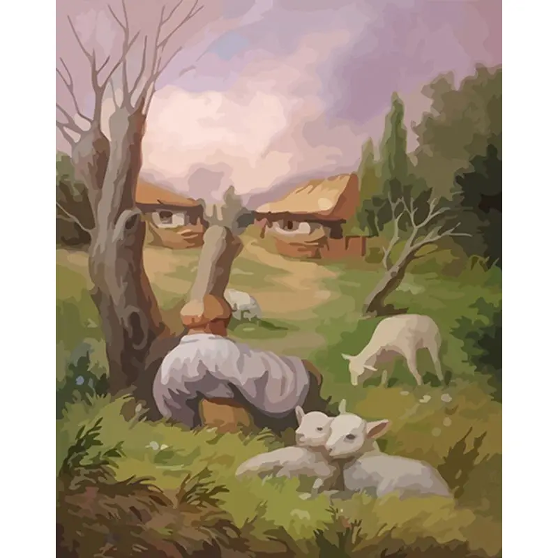 RUOPOTY Goat character Grassland Animals DIY Coloring By Numbers On Canvas Oil Painting Picture Wall Art Home Decoration Artwork
RUOPOTY Goat character Grassland Animals DIY Coloring By Numbers On Canvas Oil Painting Picture Wall Art Home Decoration Artwork